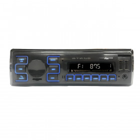 RADIO AUTOMOTIVO RIO MP3 BLUETHOOT SD USB AZUL Vo6